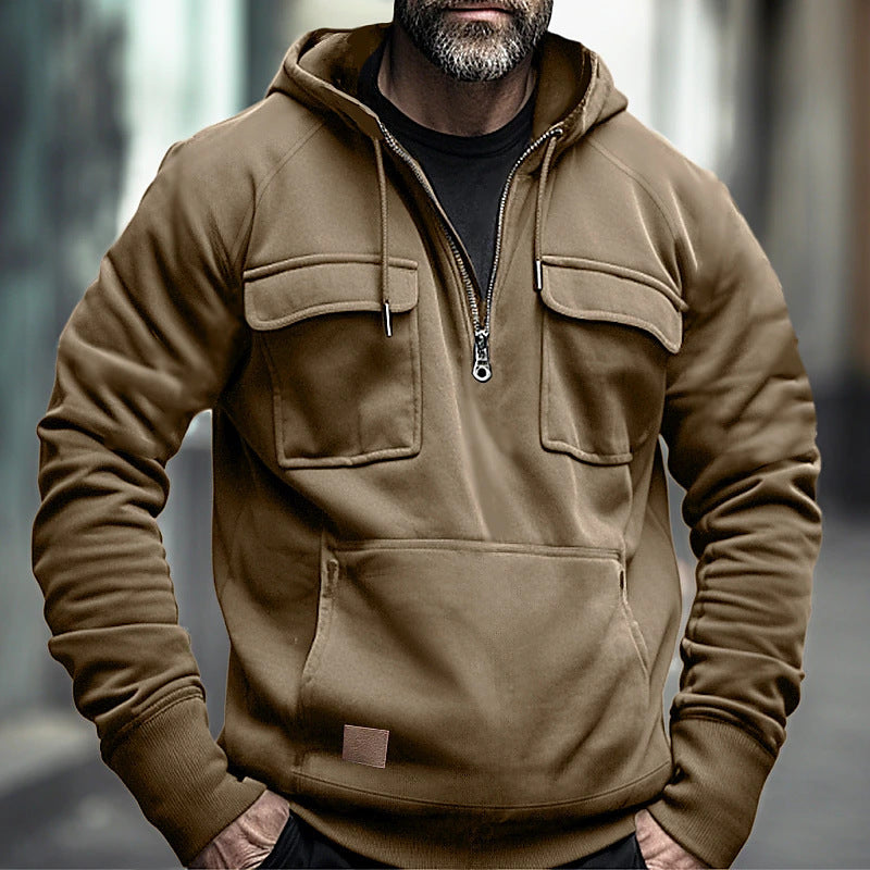 Men's stylish hoodies with practical chest pockets Lisslune