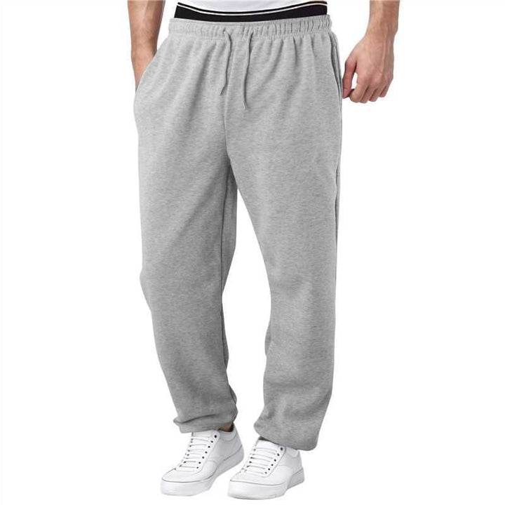 Men's comfortable sweatpants with elastic waistband and side pockets Lisslune
