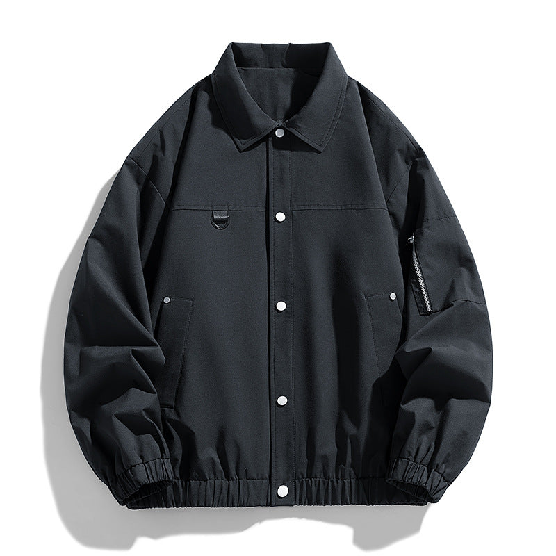 Men's casual transitional jacket with functional design Lisslune