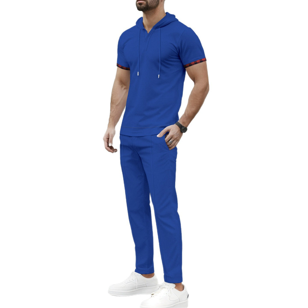 Men's sporty hoodie set with functional pockets and ergonomic cut Lisslune
