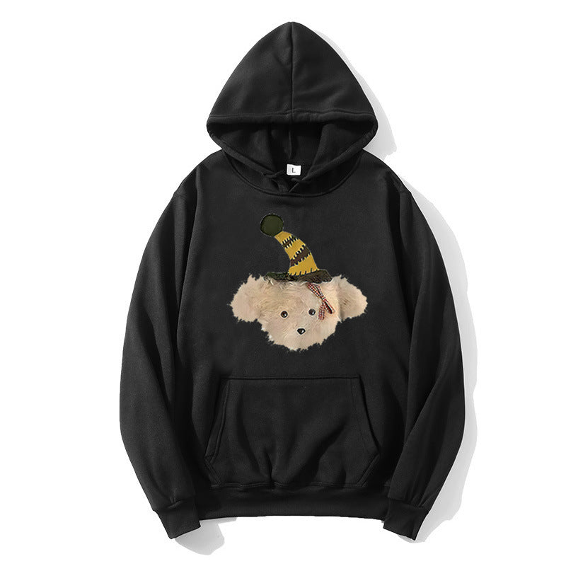 Women's hoodie with playful dog motif Lisslune