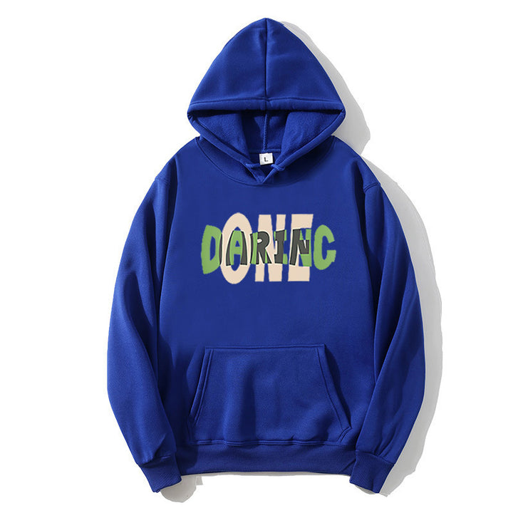Women’s hoodie with large printed lettering Lisslune