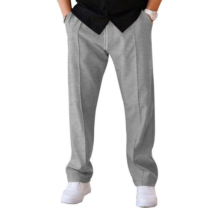 Men's leisure pants with elegant cut and practical pocket design Lisslune