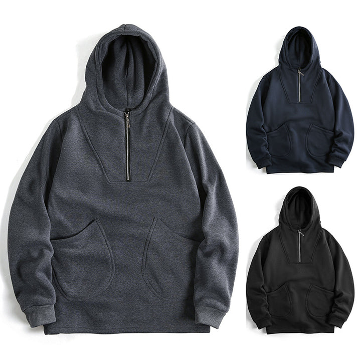 Men's hoodie with innovative zipper and comfortable fit Lisslune