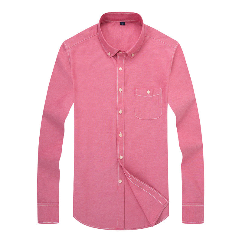 Men's business shirt with button-down collar and chest pocket Lisslune