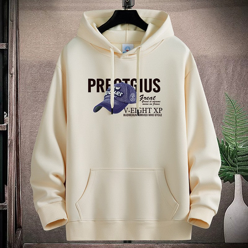 Women's Hooded Sweatshirt with Creative Graphic Design and Practical Kangaroo Pockets Lisslune
