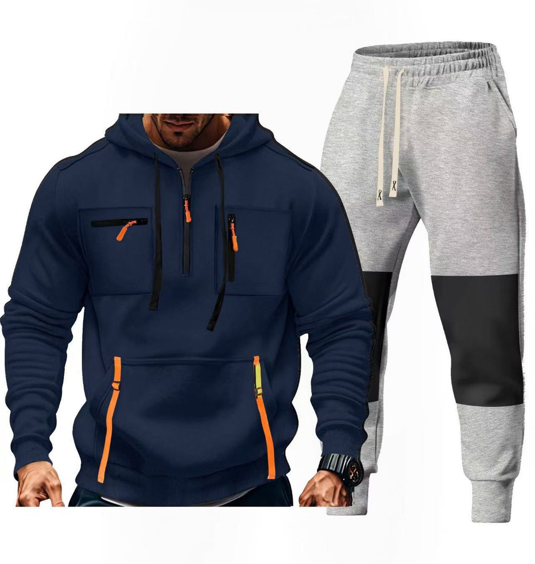 Men's sportswear set with functional pockets Lisslune