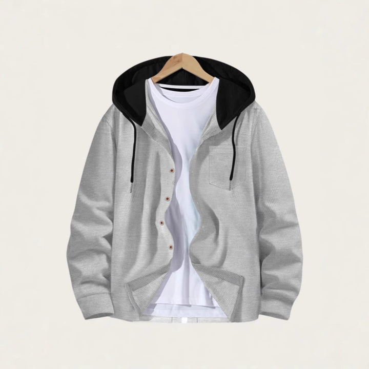 Men's casual jacket with hood and trendy design Lisslune