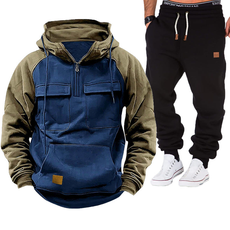 Men's functional sweater with practical pockets Lisslune