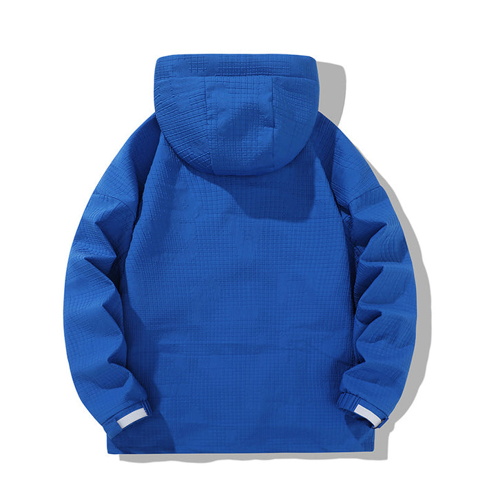 Men's lightweight windbreaker with practical zippered pockets Lisslune
