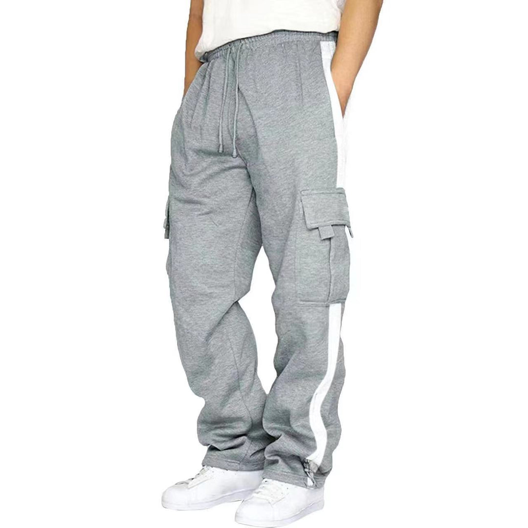 Men's cargo pants with practical side pockets and elastic waistband Lisslune
