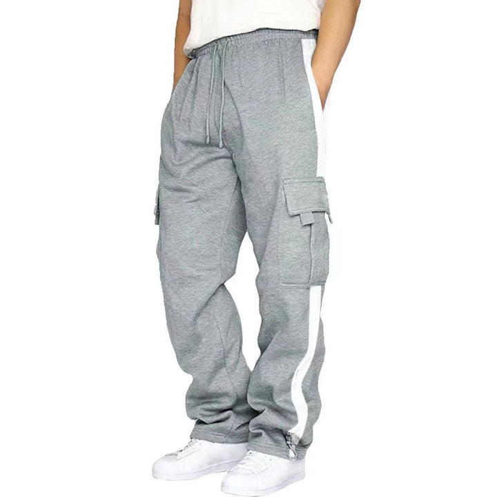 Men's cargo pants with practical side pockets and elastic waistband Lisslune