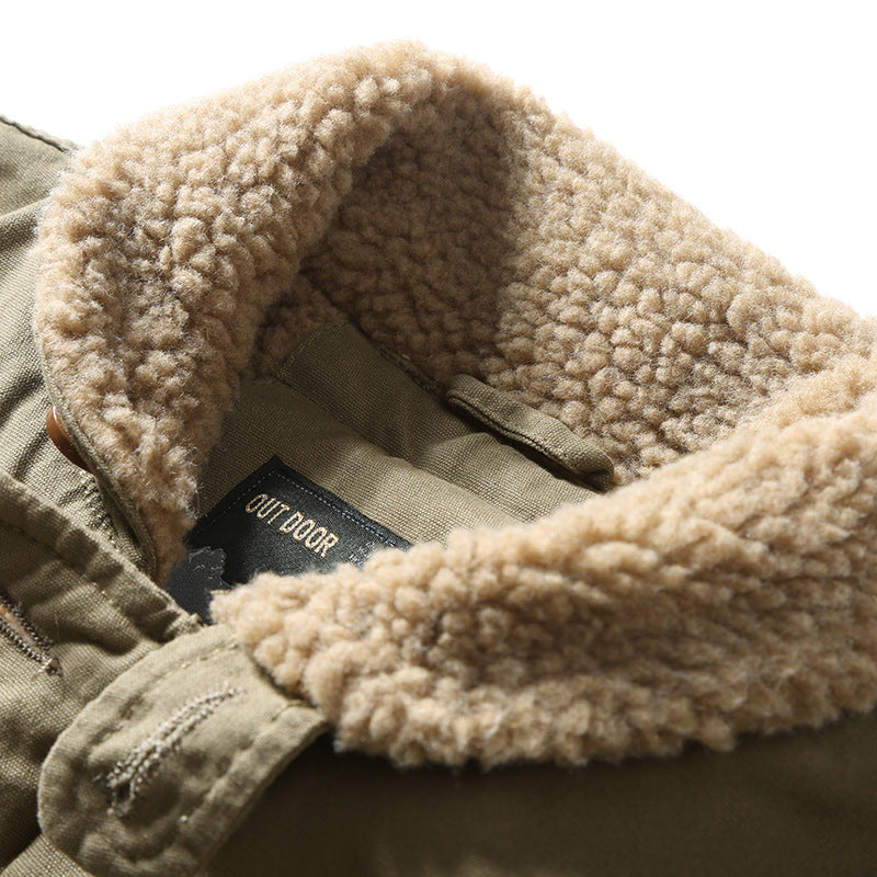 Men's Leisure Jacket with Soft Fleece Lining Lisslune