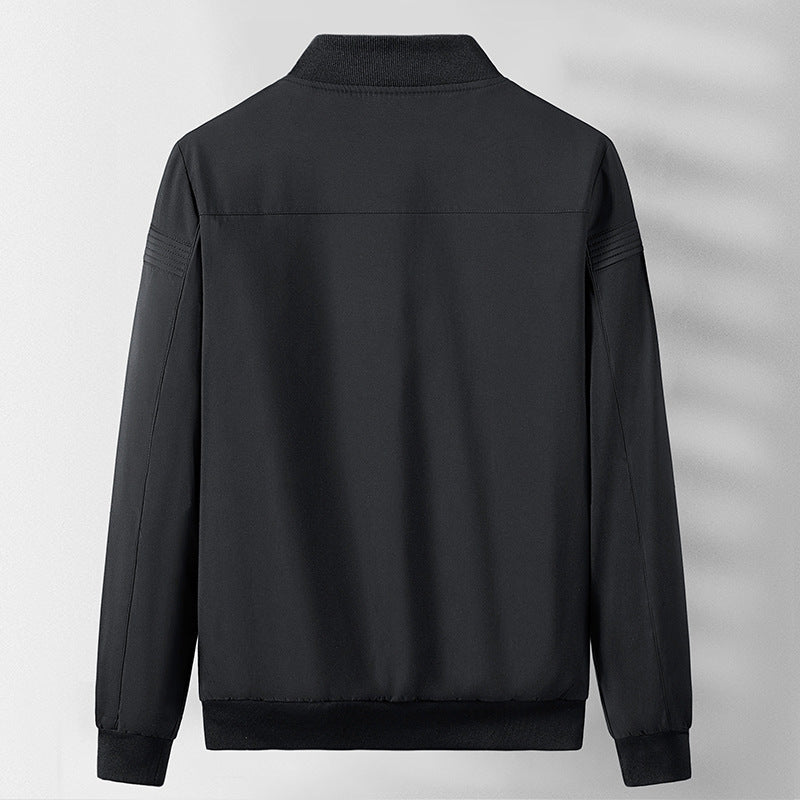 Men's Fashionable Transitional Jacket with Textured Design Lisslune