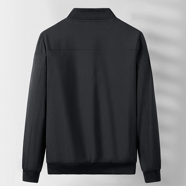 Men's Fashionable Transitional Jacket with Textured Design Lisslune