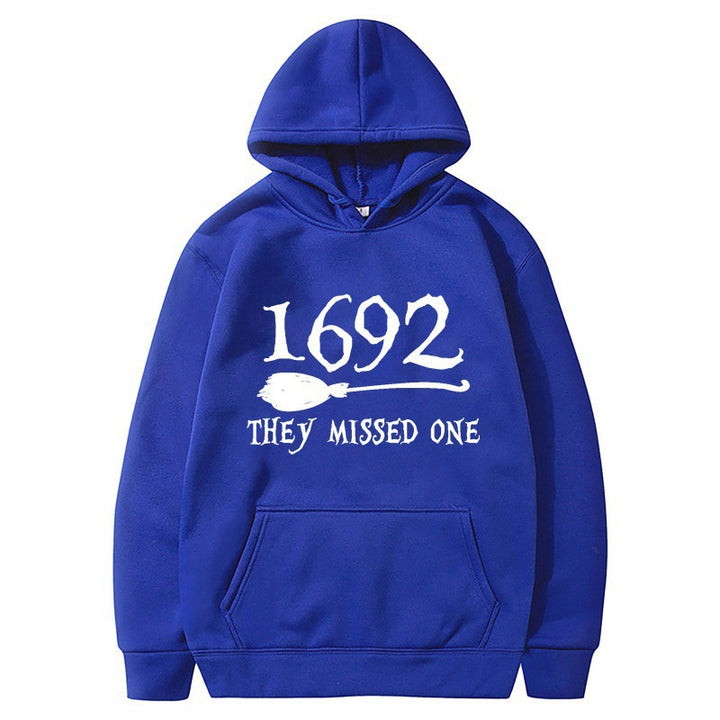 Women’s hooded sweatshirt with creative Halloween motif and loose fit Lisslune