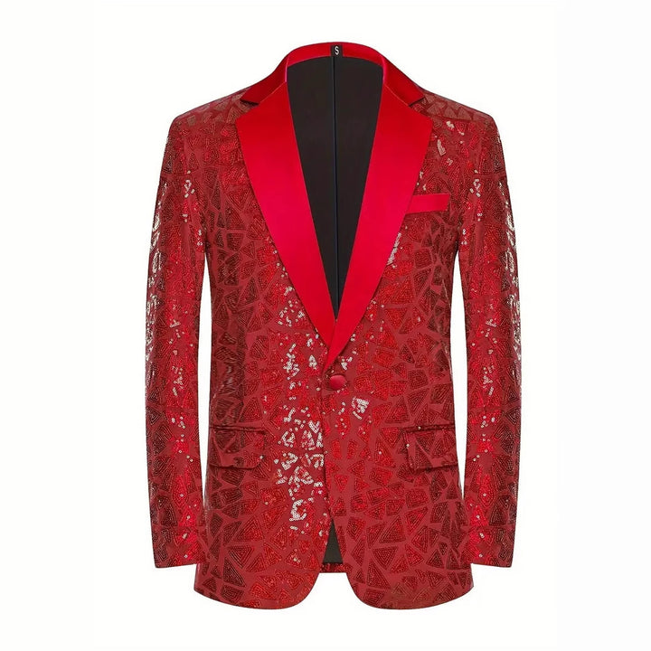 Men's glamorous sequin blazer Lisslune