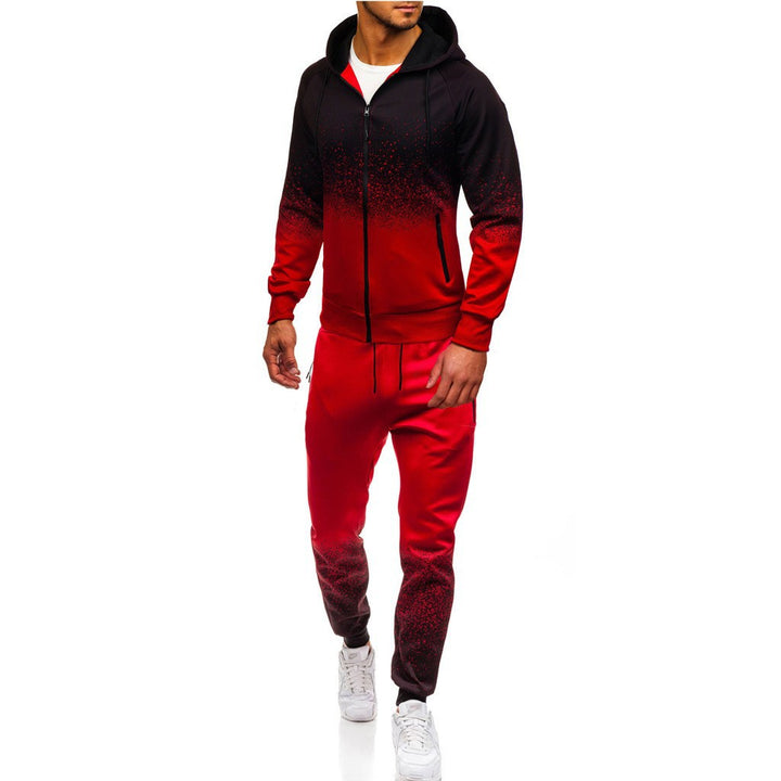 Men's tracksuit with modern gradient and comfortable material Lisslune