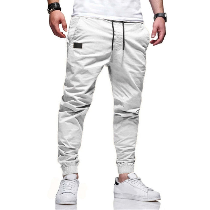 Men's cargo pants with functional pockets and elastic waistband Lisslune