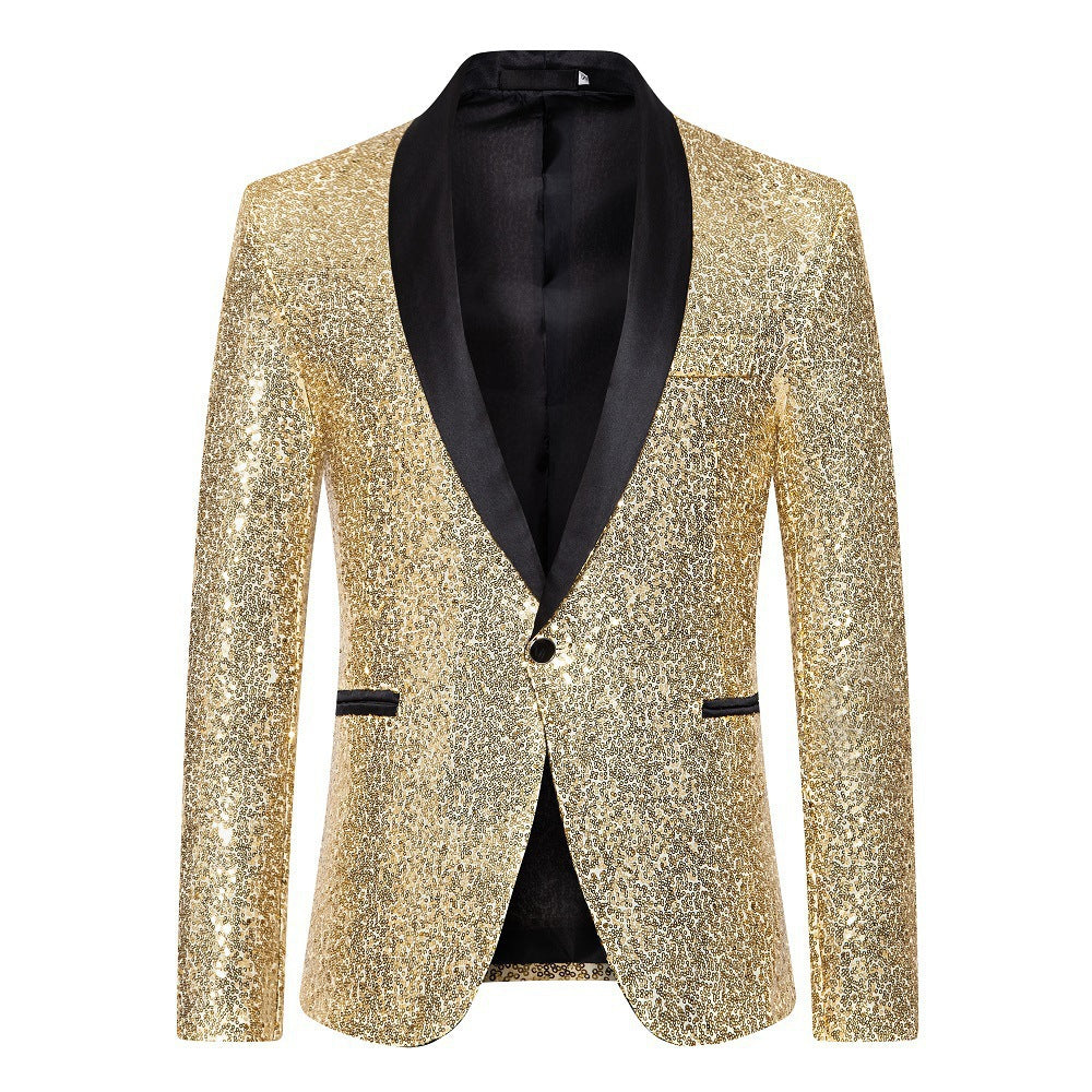Men's shimmering sequin blazer Lisslune