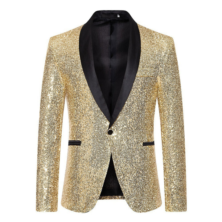 Men's shimmering sequin blazer Lisslune