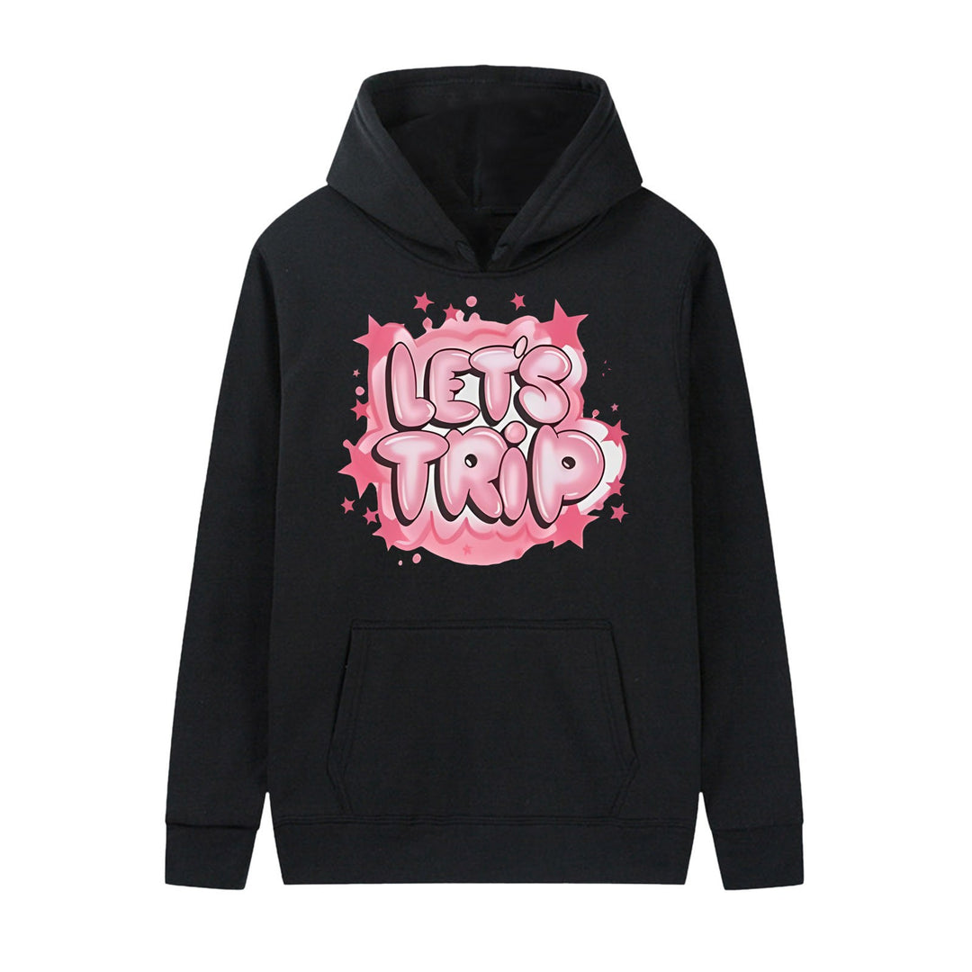 Women's hoodie with stylish graffiti print and comfortable fit Lisslune