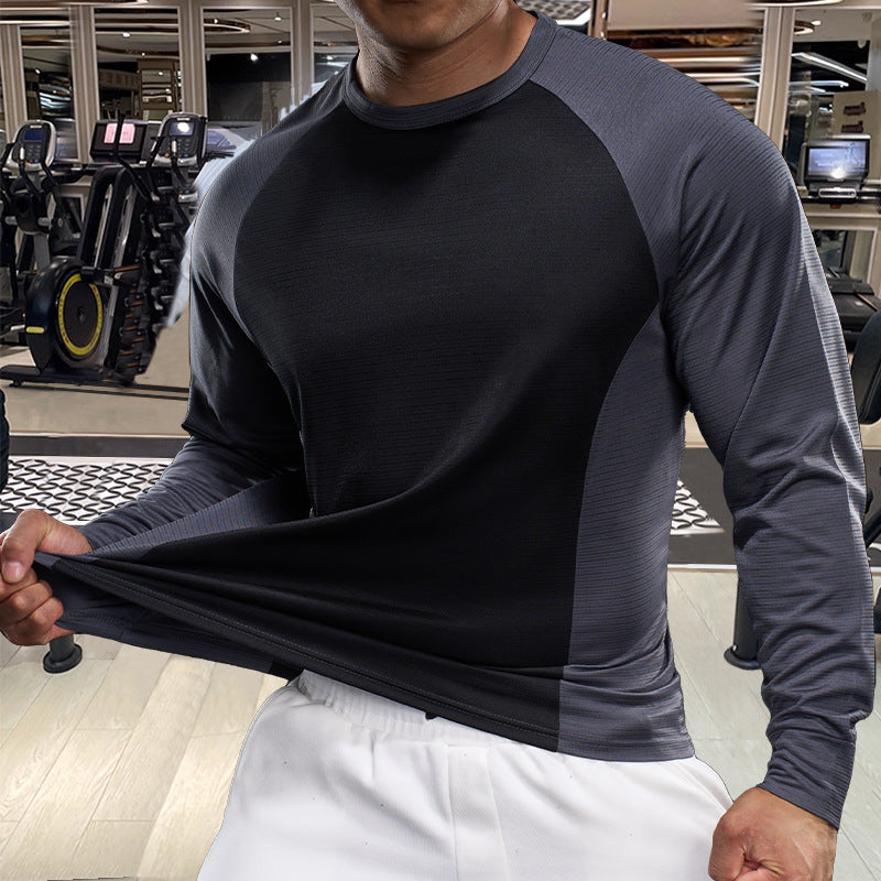 Men's functional shirt with breathable material and long sleeves Lisslune