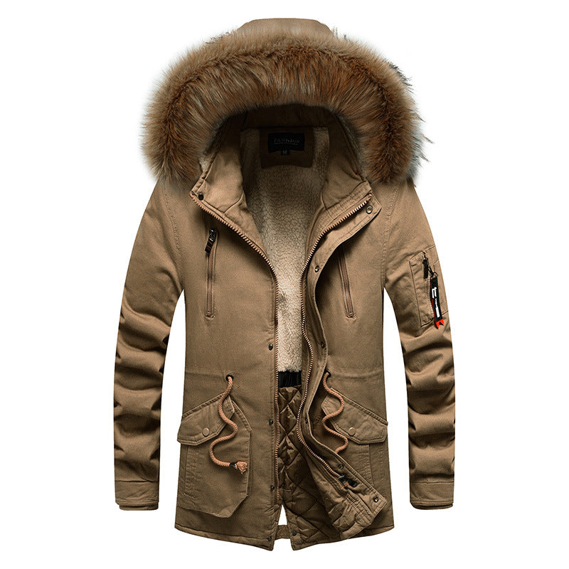 Men's transitional jacket with insulating inner lining and removable hood Lisslune
