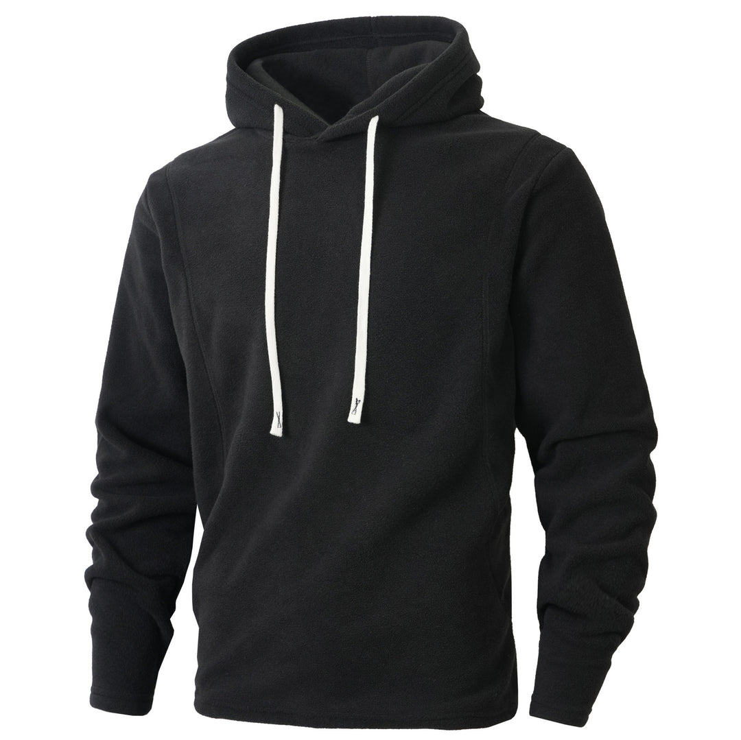 Men's Fleece Hoodie with modern cut and practical pockets Lisslune