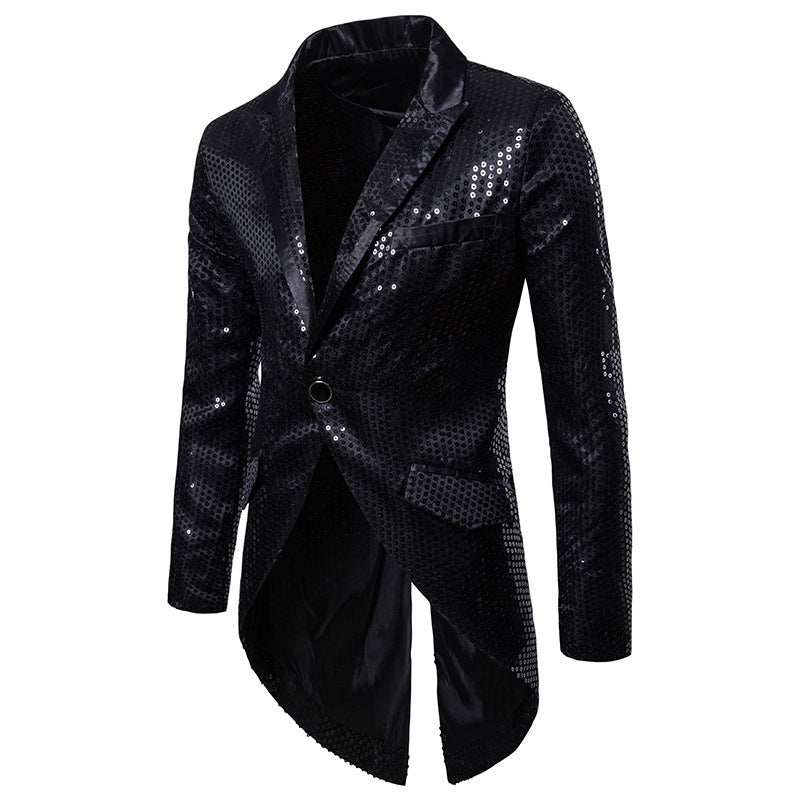 Men's elegant glamorous blazer with sequins Lisslune