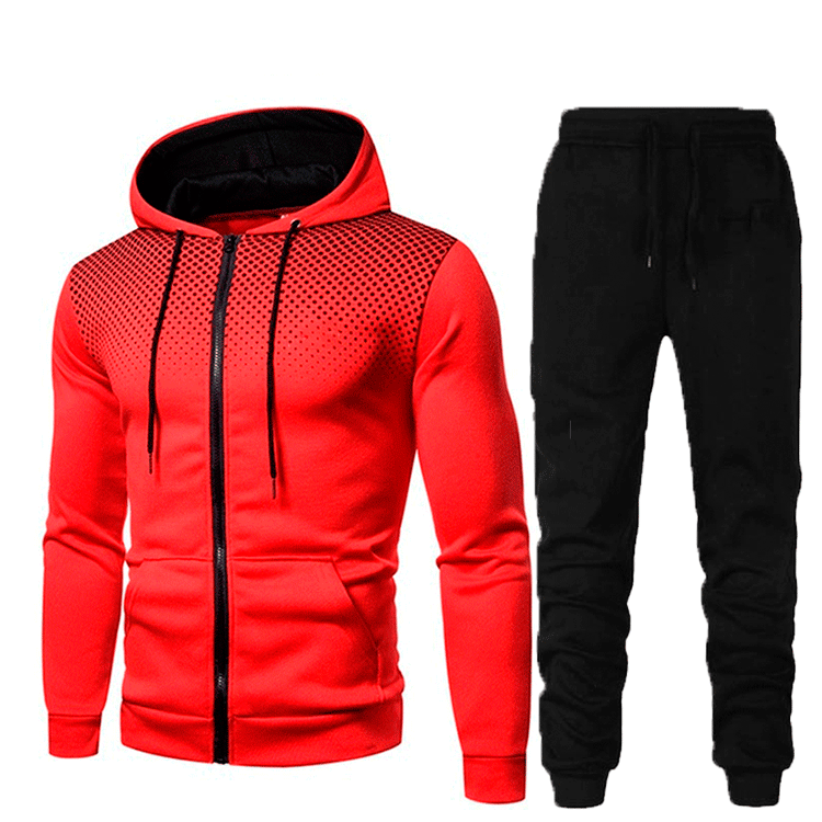 Men's sporty hoodie and jogging pants set with breathable technology Lisslune