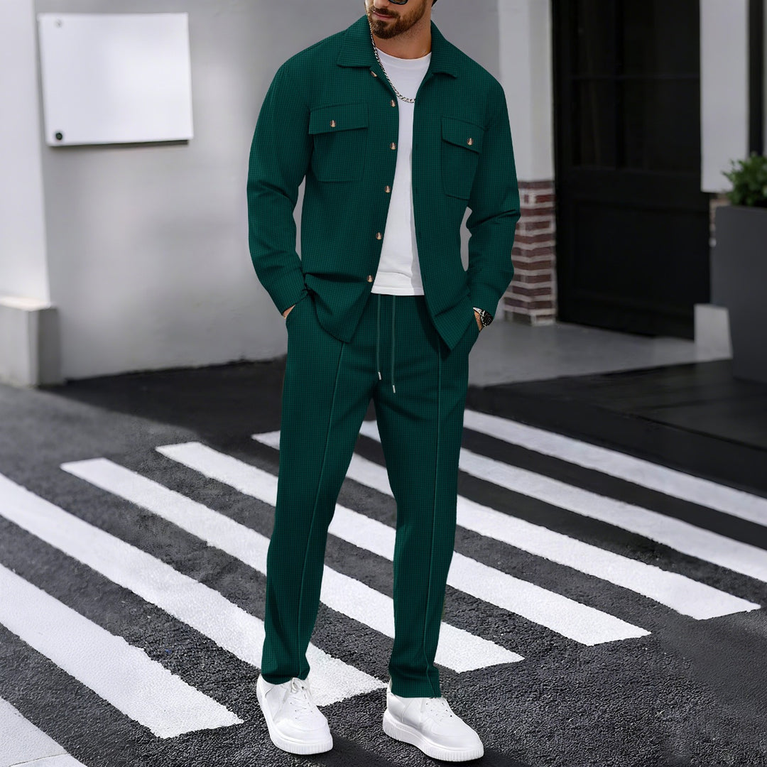 Men's elegant casual jacket with practical pockets Lisslune