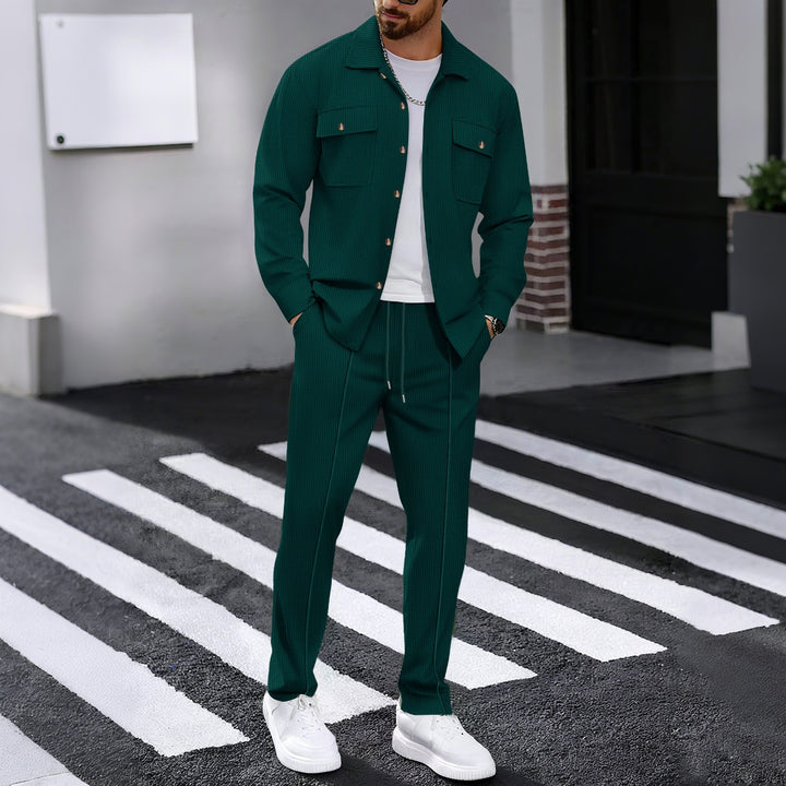 Men's elegant casual jacket with practical pockets Lisslune