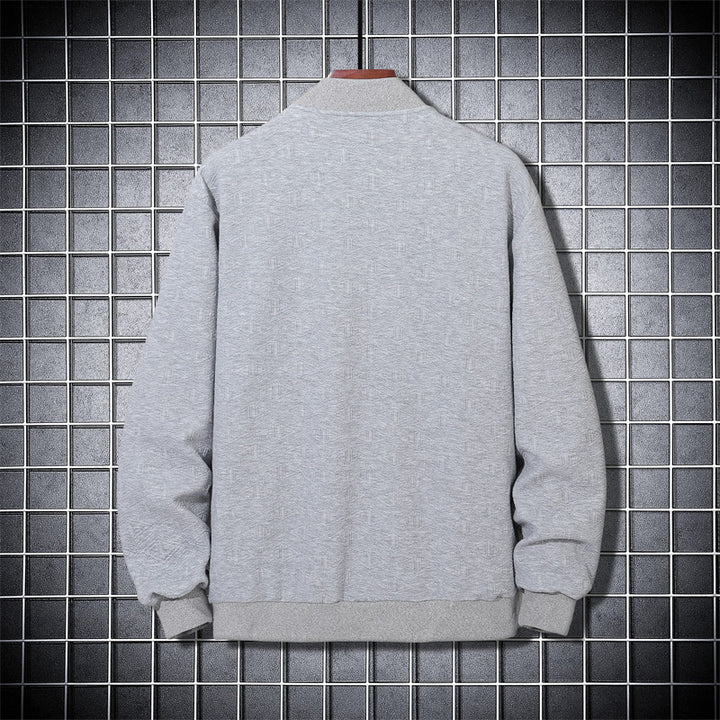 Men's Casual Bomber Jacket with Structured Design Lisslune