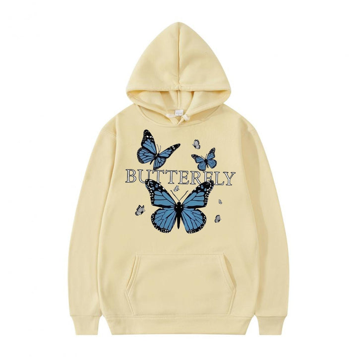 Women's hoodie with butterfly motif Lisslune