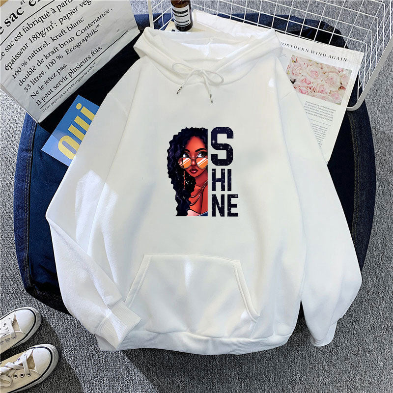Women’s hoodie with creative feminine design Lisslune