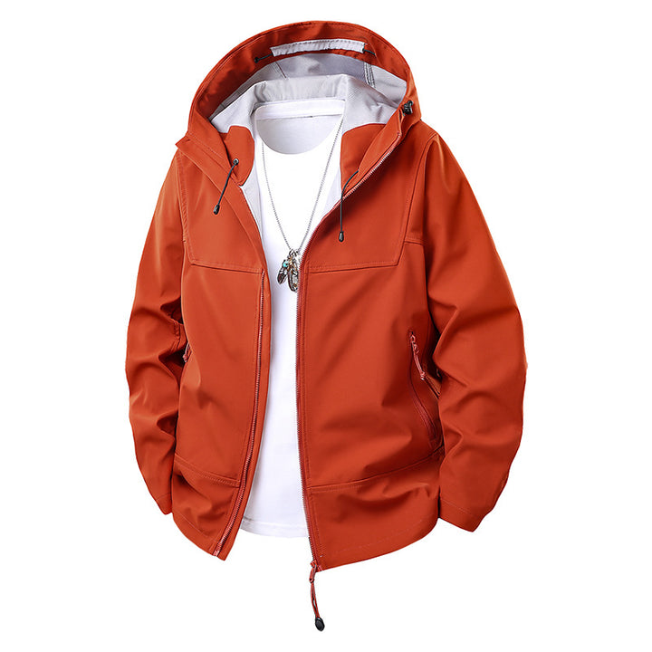 Men's Technical All-Weather Jacket with Removable Hood Lisslune