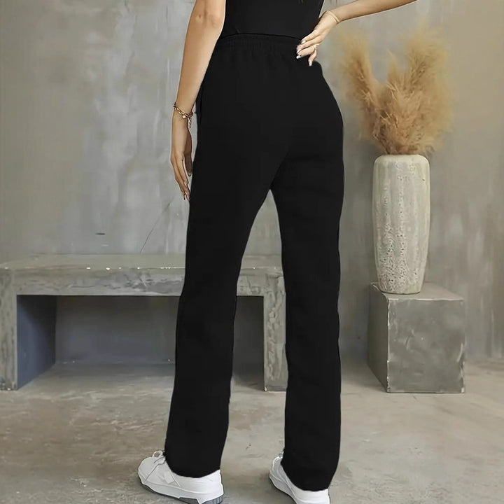 Women's comfortable leisure pants with high waistband Lisslune