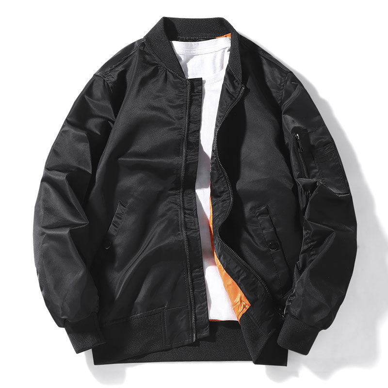 Men's sporty bomber jacket with durable material and fashionable design Lisslune