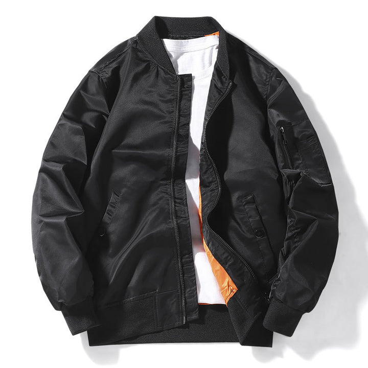 Men's sporty bomber jacket with durable material and fashionable design Lisslune