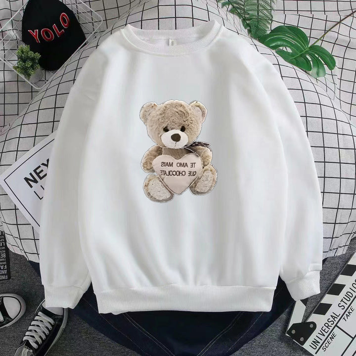 Women's sweatshirt with embroidered bear motif Lisslune