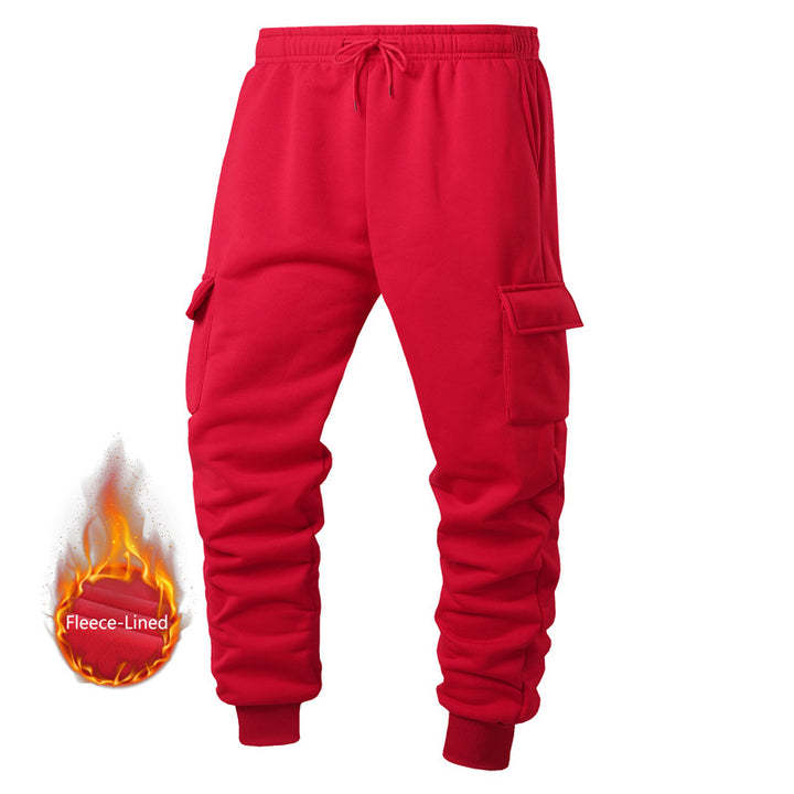 Men's Fleece-Lined Cargo Pants Lisslune