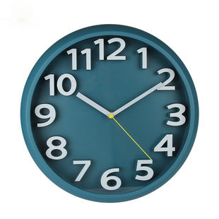 Lisslune | 3D Large Number Silent Wall Clocks 12.5 Inch Battery Operated