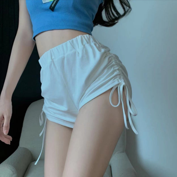 Women Cropped Long Sleeve Shirt with Modern Ribbed Details
