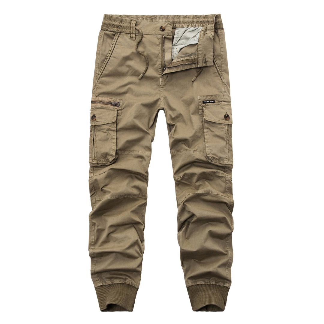 Men's cargo pants with several practical pockets and elastic waistband Lisslune