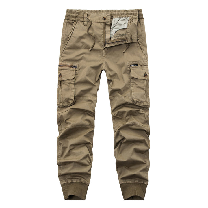 Men's cargo pants with several practical pockets and elastic waistband Lisslune