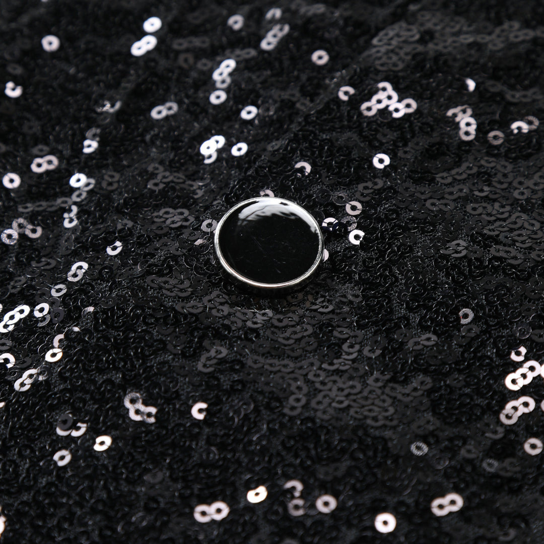 Men's elegant sequined waistcoat suit Lisslune