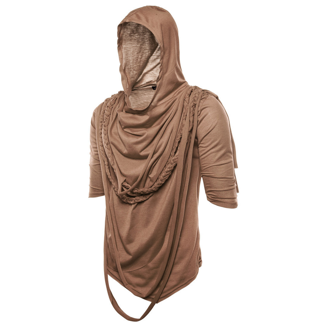 Men's hoodie with innovative design and unique draping Lisslune