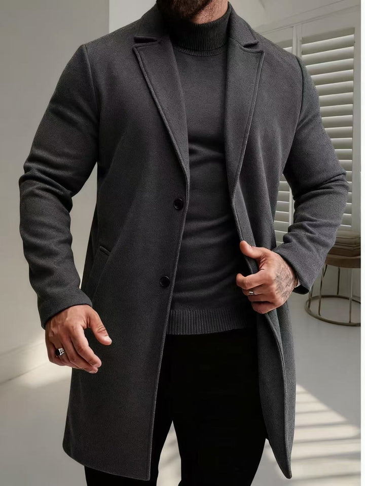 Men's elegant wool coat Lisslune