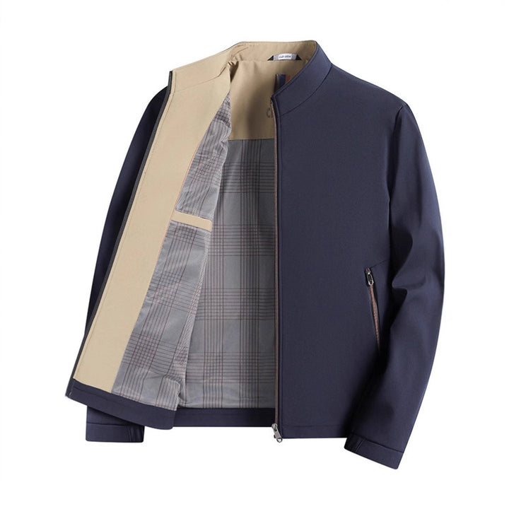 Men's elegant transitional jacket in minimalist design Lisslune
